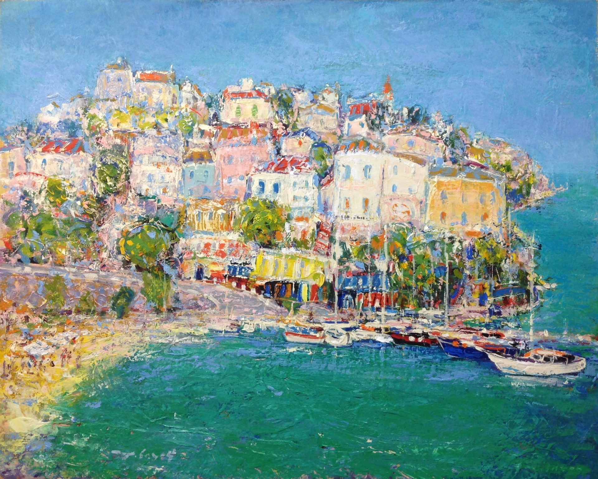 藤田喬平ガラス美術館】3年ぶりのパリ取材による新作絵画を多数展示