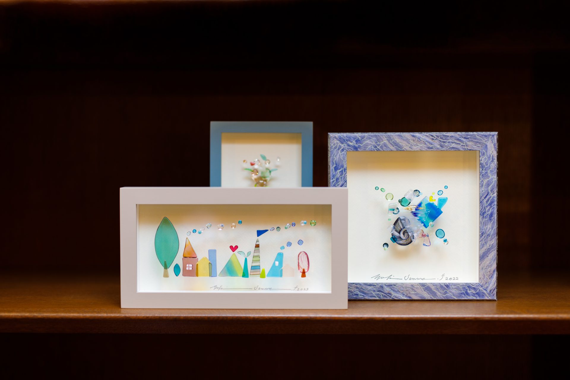 梅雨空を吹き飛ばす、キラキラと美しい世界「上村由希ガラス工房-Glass