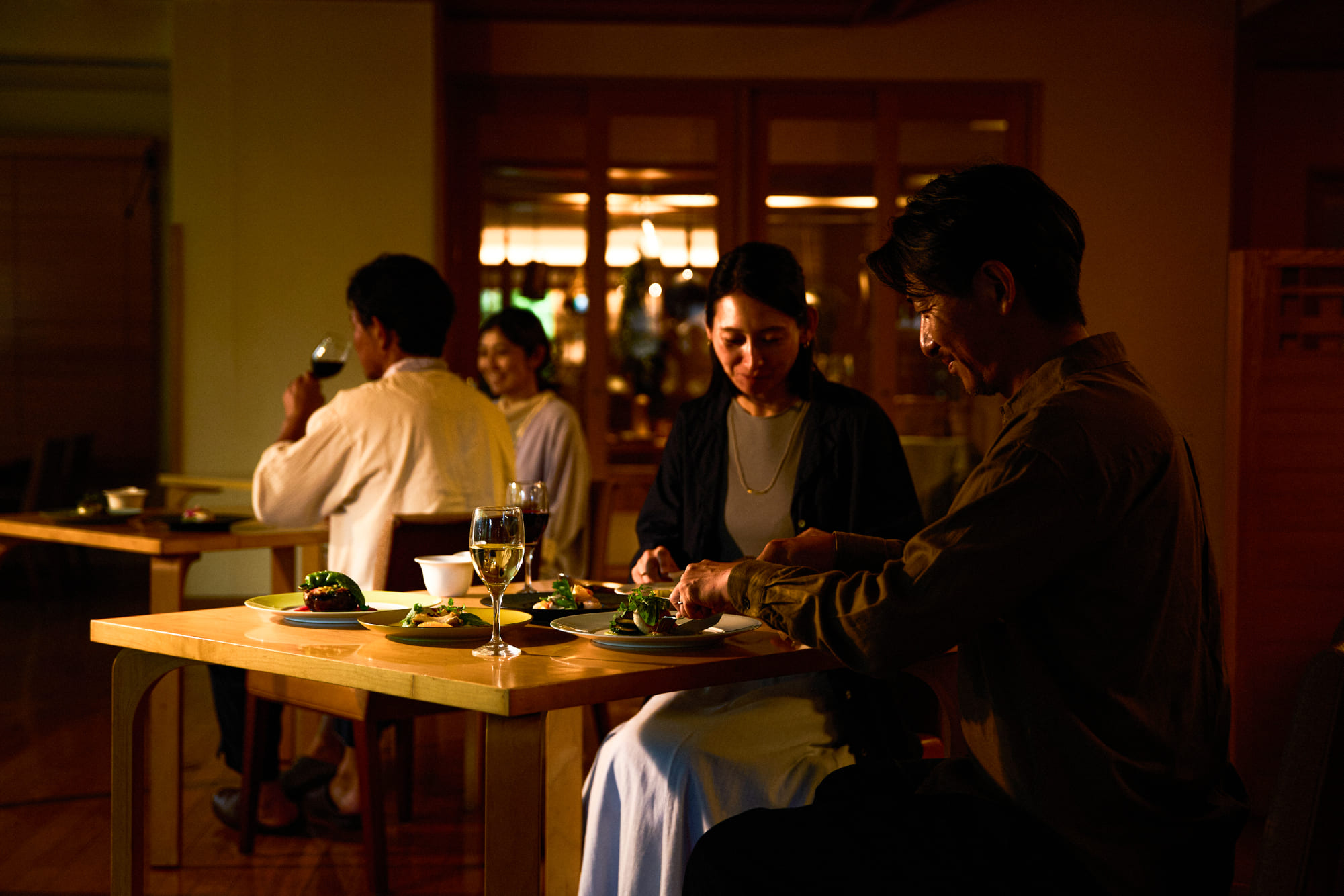 食事の様子